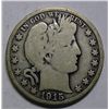 Image 1 : 1915 BARBER HALF DOLLAR VG