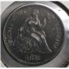 Image 1 : 1872 HALF DIME AU ORIGINAL