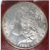 Image 2 : 1881S  Morgan $  REDFIELD COLLECTION  MS65  est $125-$150