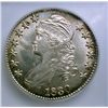 Image 2 : 1830 BUST HALF DOLLAR ICG MS61, EXTREMELY UNDER-GRADED, BLAZING LUSTRE