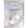 Image 1 : 1886 MORGAN DOLLAR PCGS MS66 SUPERB!
