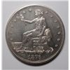 Image 1 : 1876-S TRADE DOLLAR CHOICE BU+ PROBABLY CLEANED LONG AGO