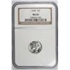 Image 1 : 1944  Mercury  dime NGC66 EST $40-$45
