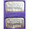 Image 2 : 1969 British HALL-MARK COLLECTION of 4 .999 100 gram bars . Includes historic