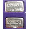 Image 3 : 1969 British HALL-MARK COLLECTION of 4 .999 100 gram bars . Includes historic