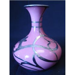 American Pink Porcelain Vase