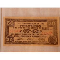 Assorted Emergency Money, Philippines