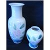 Image 1 : Two Matched Japanese Vases. Hand Painted.