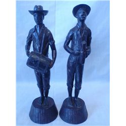 Cuban Wooden Street Musicians