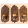 Image 1 : Three Arts and Crafts Iron Sconces
