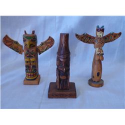Three NWC Totem Poles