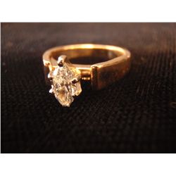 Marquise Diamond Engagement Ring