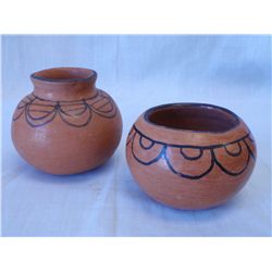 Two Maricopa Pottery Jars