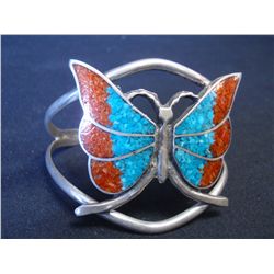 Navajo Chip Inlay Bracelet