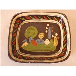 Mexican Blackware Dish