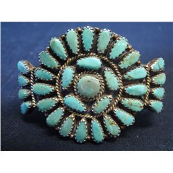 Turquoise Cluster Bracelet