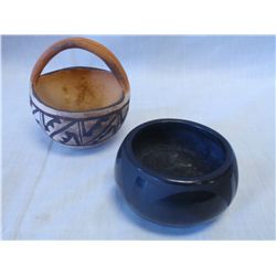 Two Pueblo Pottery Bowls