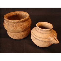 Two Old Pottery Pieces