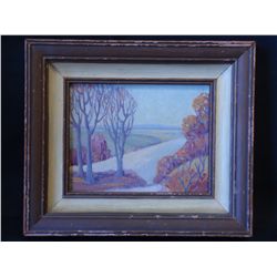 California Plein Aire Oil Painting Early 20th Century