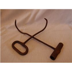 Two Longshoreman Hooks.