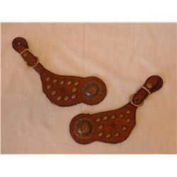 North & Judd Leather Spur Straps.