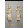 Image 1 : PAIR NORTHERN CH'I POTTERY FIGURES