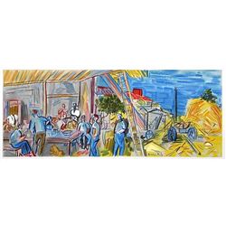 Raoul Dufy Lithograph "Les Moissonneurs"