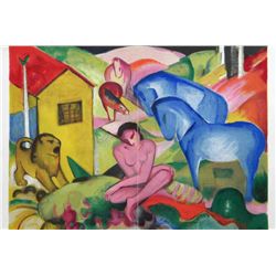 Franz Marc "Le Reve" (The Dream) Lithograph