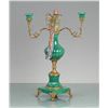 Image 1 : PORCELAIN CANDLEABRA WITH PARROT