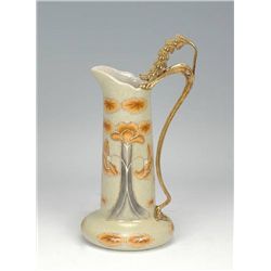 HAND PAINTED PORCELAIN PITCHER