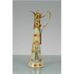 HAND PAINTED PORCELAIN PITCHER