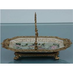 PORCELAIN HANDLED TRAY