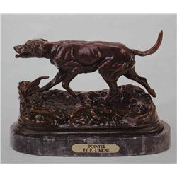 "Pointer" Bronze Sculpture - Mene