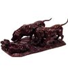 Image 1 : "Baby Dogs" Bronze Sculpture - Moigniez