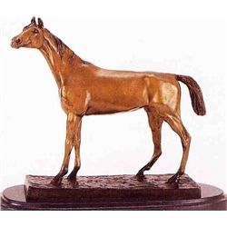 "Racehorse" Bronze Sculpture - Moigniez