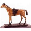 Image 1 : "Horse With Side Saddle" Bronze Sculpture - Moigniez