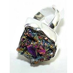 Silver and Sunshine Quartz Ring