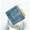 Image 1 : Silver and Blue Moonstone Ring