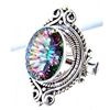 Image 1 : Silver and Mystic Topaz Ring