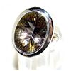 Image 1 : Silver and Mystic Topaz Ring
