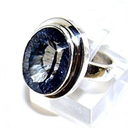 Silver and Mystic Topaz Ring