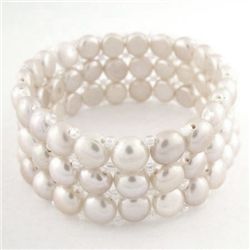 White Pearl Bracelet