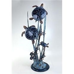 Sea Turtles Bronze Sculpture