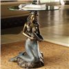 Image 1 : Mermaid Bronze Sculpture Side Table