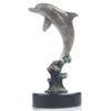 Image 1 : Leaping Dolphin Bronze Sculpture