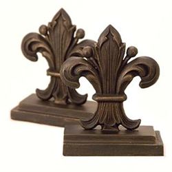 Fleur De Lis Bookends