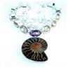 Image 1 : Ammonite, Amethyst & Citrine Necklace