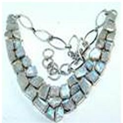 Rainbow Moonstone Necklace