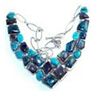 Image 1 : Azurite, Labradorite & Turquoise Necklace