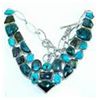 Image 1 : Azurite, Labradorite & Turquoise Necklace